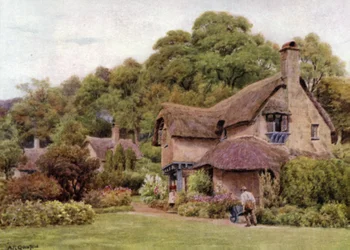 Almshouses, Selworthy Green, Somerset